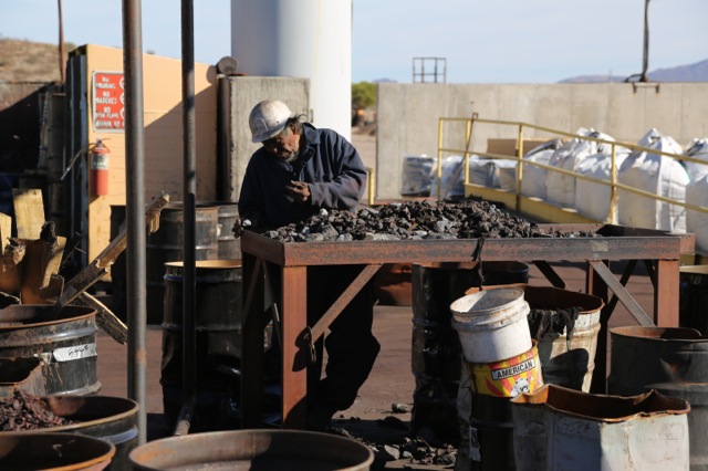 Hand Picking Copper Slag